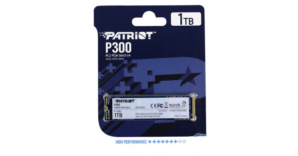 PATRIOT P300 M.2 PCIE GEN 3 X4 SSD NVME 1TB